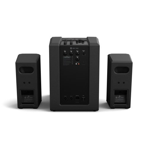 Sistema de sonido 2.1 activo con subwoofer de 10