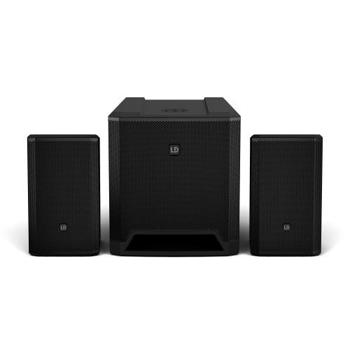Sistema de PA activo 2.1 con subwoofer de 12 y dos satélites de 6,5¨ I Ld System  DAVE12G4X